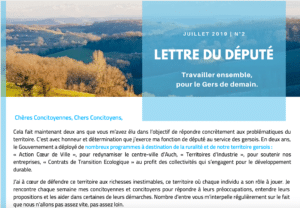 Lettre au Gersois n°2 - 2019