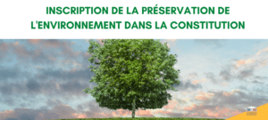 Inscription de la préservation de l'environnement dans la Constitution